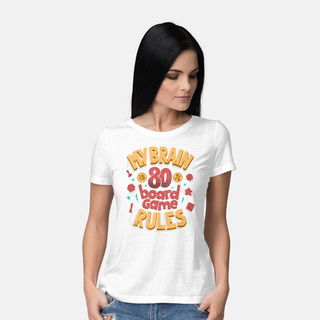 Board Game Rules-Womens-Basic-Tee-Jorge Toro