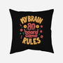 Board Game Rules-None-Removable Cover w Insert-Throw Pillow-Jorge Toro