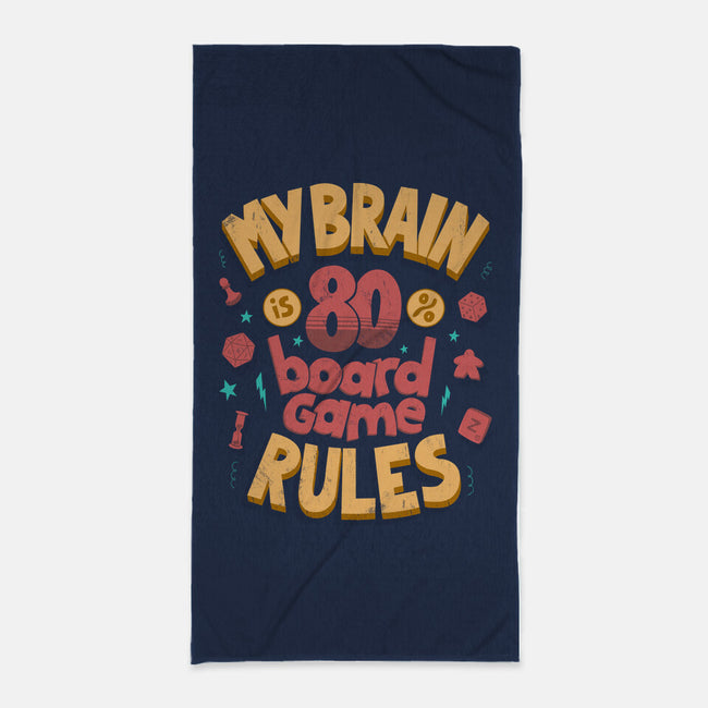 Board Game Rules-None-Beach-Towel-Jorge Toro