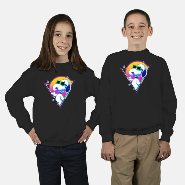 Vapor Dog-Youth-Crew Neck-Sweatshirt-sebasebi