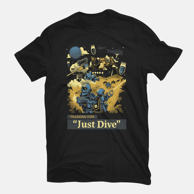 Training Tip Just Dive-Mens-Premium-Tee-Heyra Vieira