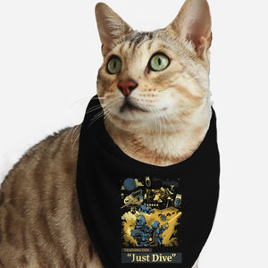 Training Tip Just Dive-Cat-Bandana-Pet Collar-Heyra Vieira