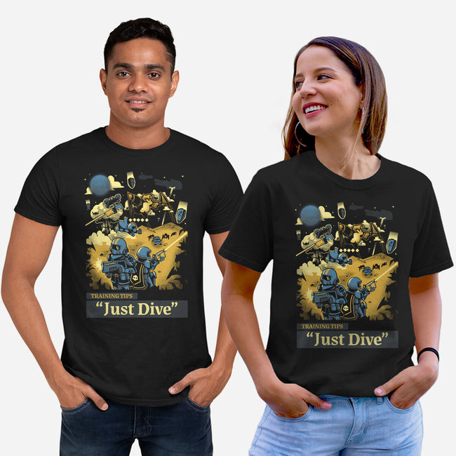 Training Tip Just Dive-Unisex-Basic-Tee-Heyra Vieira