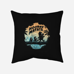 Hooray Matata-None-Removable Cover w Insert-Throw Pillow-Arigatees