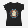 Fake It Until You Make It-Womens-V-Neck-Tee-tobefonseca