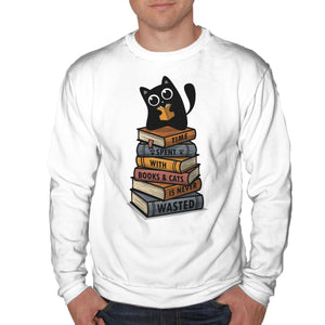 Time Spent With Books And Cats