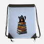 Time Spent With Books And Cats-None-Drawstring-Bag-erion_designs