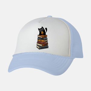 Time Spent With Books And Cats-Unisex-Trucker-Hat-erion_designs