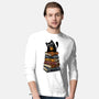 Time Spent With Books And Cats-Mens-Long Sleeved-Tee-erion_designs