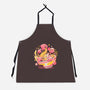 Pink Bowl-Unisex-Kitchen-Apron-eduely