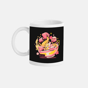 Pink Bowl-None-Mug-Drinkware-eduely