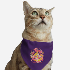 Pink Bowl-Cat-Adjustable-Pet Collar-eduely