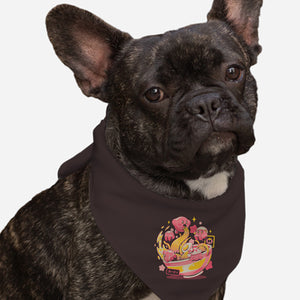 Pink Bowl-Dog-Bandana-Pet Collar-eduely