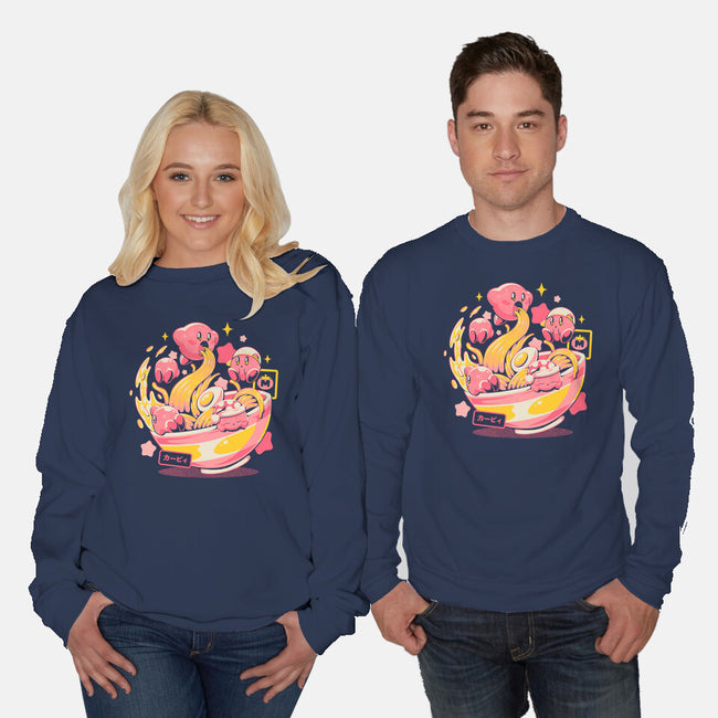 Pink Bowl-Unisex-Crew Neck-Sweatshirt-eduely