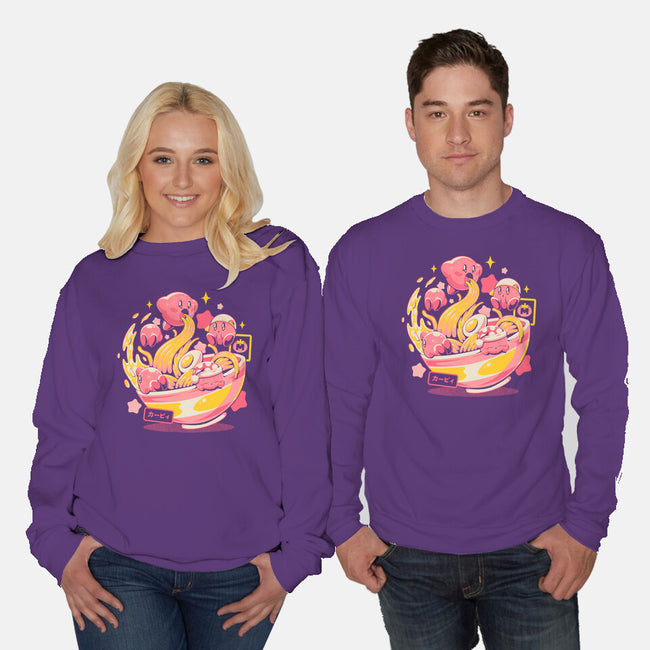 Pink Bowl-Unisex-Crew Neck-Sweatshirt-eduely