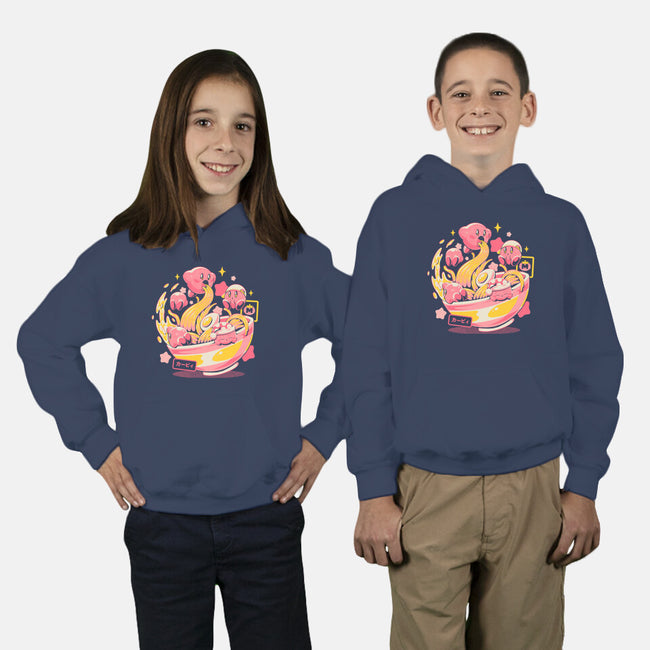 Pink Bowl-Youth-Pullover-Sweatshirt-eduely