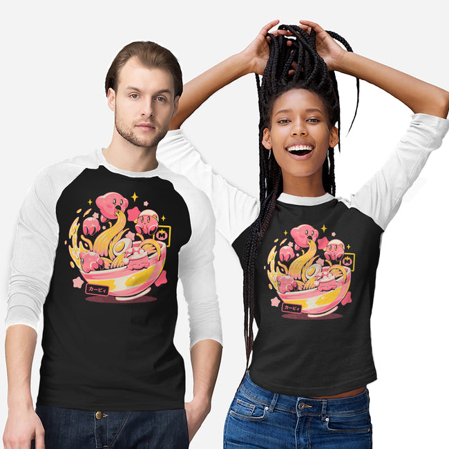 Pink Bowl-Unisex-Baseball-Tee-eduely