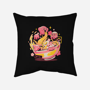 Pink Bowl-None-Removable Cover-Throw Pillow-eduely