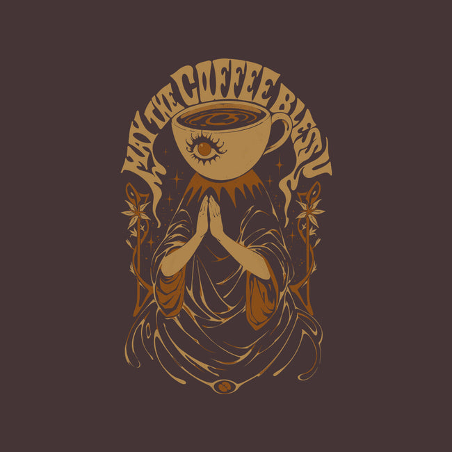 May The Coffee Bless You-None-Fleece-Blanket-ilustrata