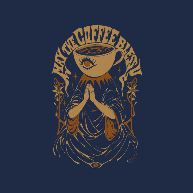 May The Coffee Bless You-None-Fleece-Blanket-ilustrata