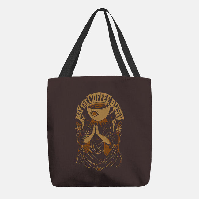 May The Coffee Bless You-None-Basic Tote-Bag-ilustrata