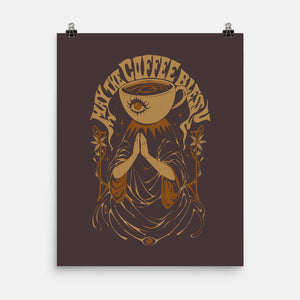 May The Coffee Bless You-None-Matte-Poster-ilustrata