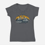 Mos Espa Grand Arena-Womens-V-Neck-Tee-Wheels