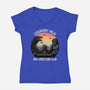 Legendary Kaiju-Womens-V-Neck-Tee-rmatix