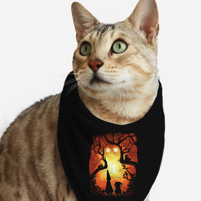 Enchanted Forest-Cat-Bandana-Pet Collar-dalethesk8er