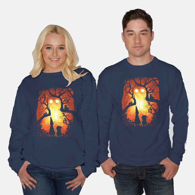 Enchanted Forest-Unisex-Crew Neck-Sweatshirt-dalethesk8er