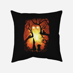 Enchanted Forest-None-Removable Cover-Throw Pillow-dalethesk8er
