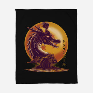 Dragon Ride-None-Fleece-Blanket-rmatix