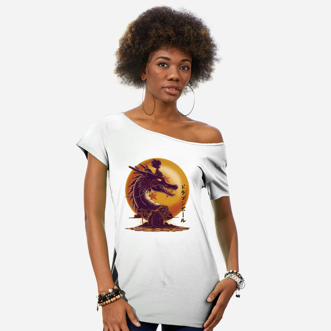 Dragon Ride-Womens-Off Shoulder-Tee-rmatix