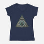 Celtic Magician-Womens-V-Neck-Tee-Vallina84