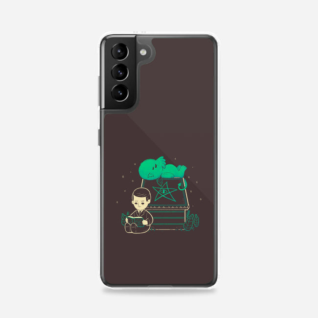 Cthulhu On Peanuts House-Samsung-Snap-Phone Case-xMorfina