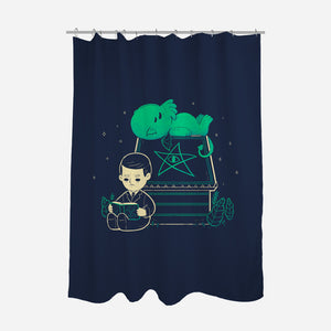 Cthulhu On Peanuts House-None-Polyester-Shower Curtain-xMorfina