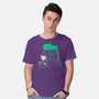 Cthulhu On Peanuts House-Mens-Basic-Tee-xMorfina