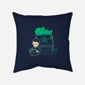 Cthulhu On Peanuts House-None-Removable Cover w Insert-Throw Pillow-xMorfina