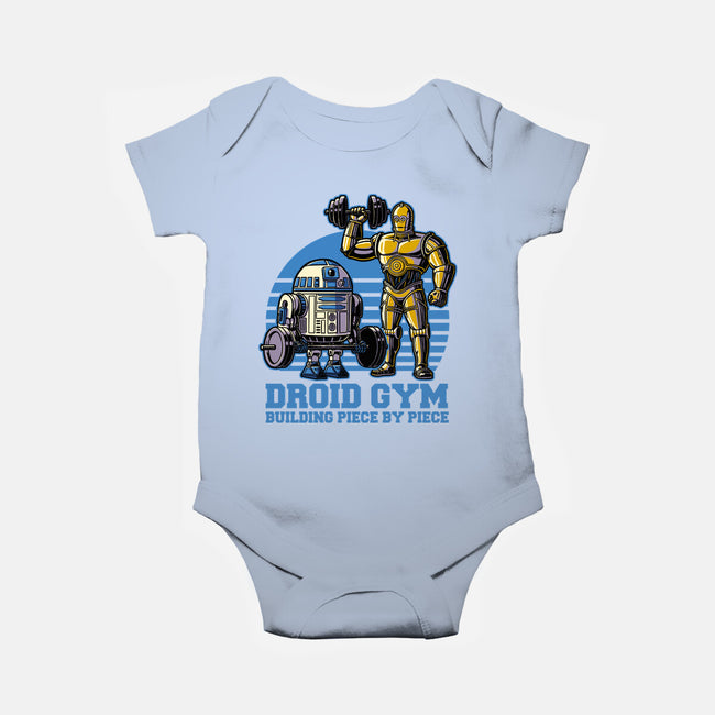 Android Space Gym-Baby-Basic-Onesie-Studio Mootant