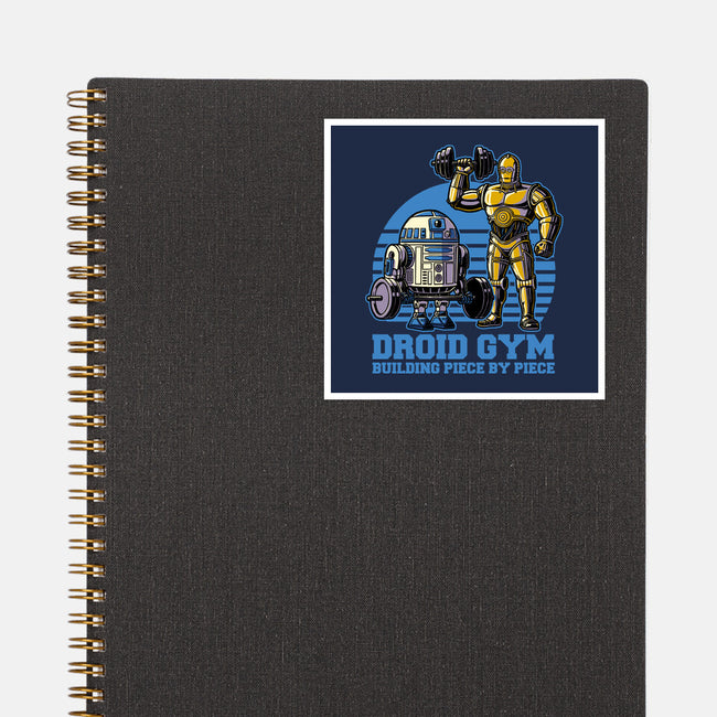 Android Space Gym-None-Glossy-Sticker-Studio Mootant