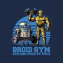 Android Space Gym-None-Removable Cover-Throw Pillow-Studio Mootant