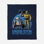 Android Space Gym-None-Fleece-Blanket-Studio Mootant