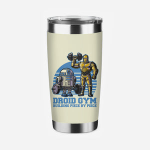 Android Space Gym-None-Stainless Steel Tumbler-Drinkware-Studio Mootant