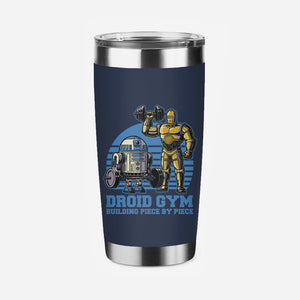 Android Space Gym-None-Stainless Steel Tumbler-Drinkware-Studio Mootant