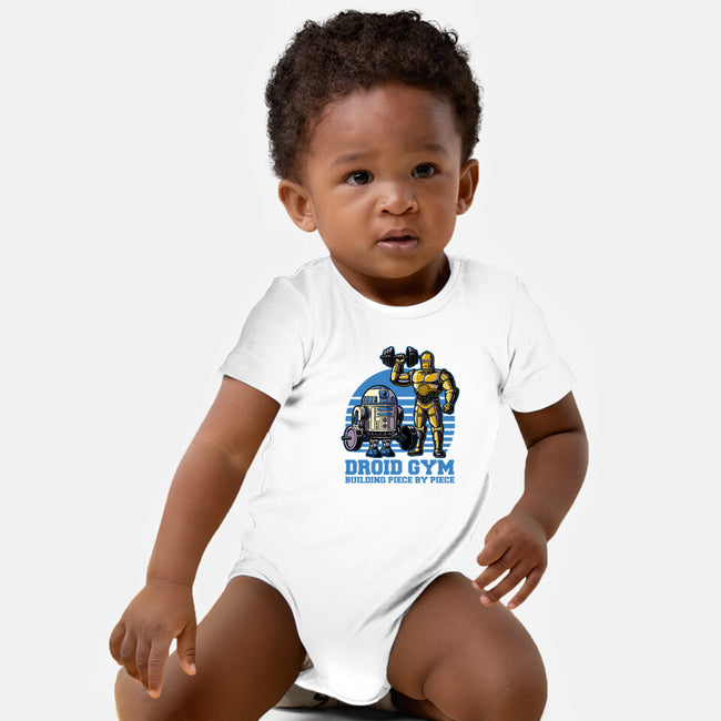 Android Space Gym-Baby-Basic-Onesie-Studio Mootant