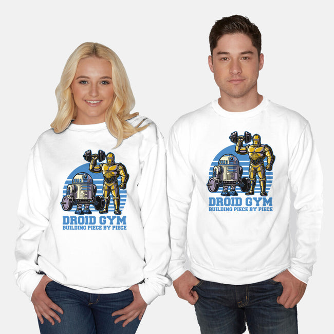 Android Space Gym-Unisex-Crew Neck-Sweatshirt-Studio Mootant