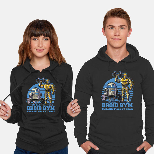 Android Space Gym-Unisex-Pullover-Sweatshirt-Studio Mootant