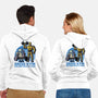 Android Space Gym-Unisex-Zip-Up-Sweatshirt-Studio Mootant