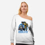 Android Space Gym-Womens-Off Shoulder-Sweatshirt-Studio Mootant