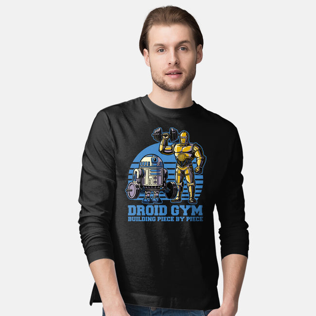 Android Space Gym-Mens-Long Sleeved-Tee-Studio Mootant